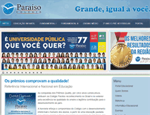 Tablet Screenshot of cparaiso.com.br